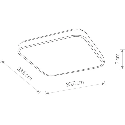 Світильник Nowodvorski 8138 Agnes LED 1x16W 4000K: Тип Потолочные светильники
