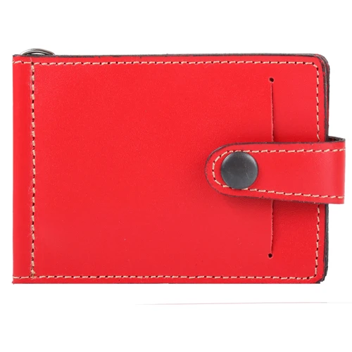 Женский зажим для денег DNK Leather красный (DNK-Euro-Clamp-col-H): Пол Женский