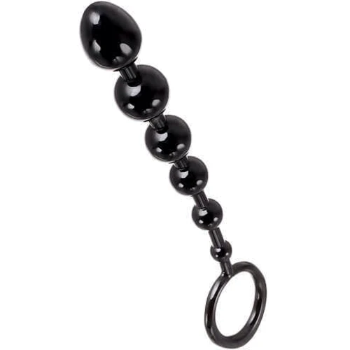 Анальная цепочка Toyfa A-Toys Anal Beads S-Seiz, черная