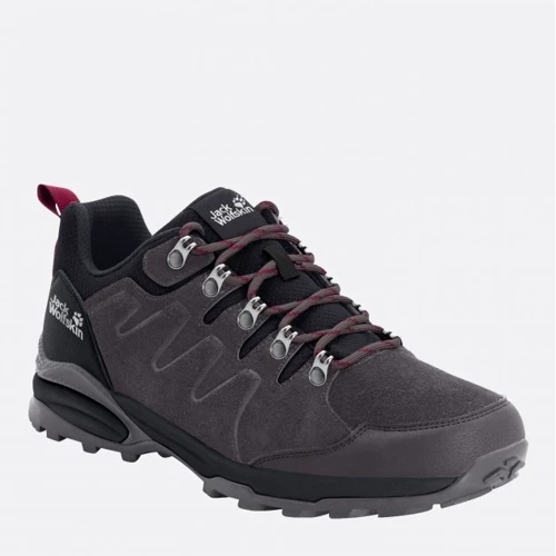 Напівчеревики Jack Wolfskin Refugio Texapore Low W 4050821-6157 37 сірі натуральна замша демісезон фото 5