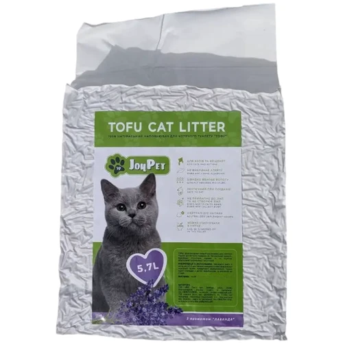 Наповнювач для котячого туалету JOYPET TOFU Лаванда 5.7 л (JPTF57): Вид Соевый