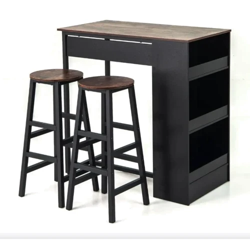 

Барный стол и 2 барных стула Costway Picmi в стиле Loft (5903132085440)
