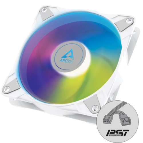 Кулер Arctic P14 PWM PST/A-RGB WHITE (ACFAN00276A): Рівень шуму, dB 22.4