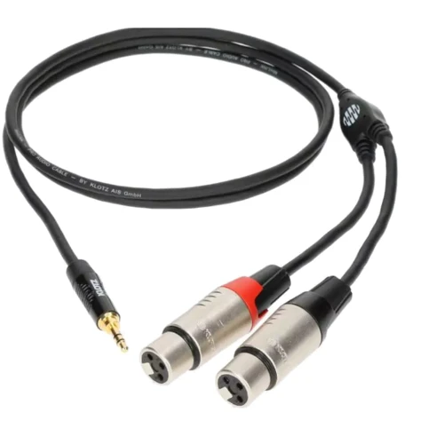 Кабель коммутационный KLOTZ KY8-180 MINILINK PRO Y-CABEL 1.8 M BLACK