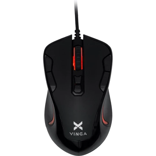 Мышь Vinga MSG-307 black: Эргономика для правой и левой руки