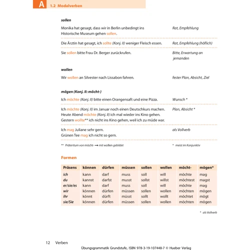 Deutsch als Fremdsprache. Übungsgrammatik für die Grundstufe: ISBN 9783191074487, 978-3-19-107448-7