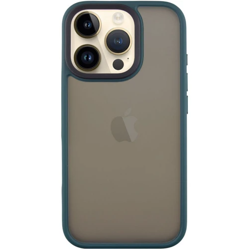 Чехол для iPhone Mobile Case TPU+PC Metal Buttons Green for iPhone 16 Pro Max