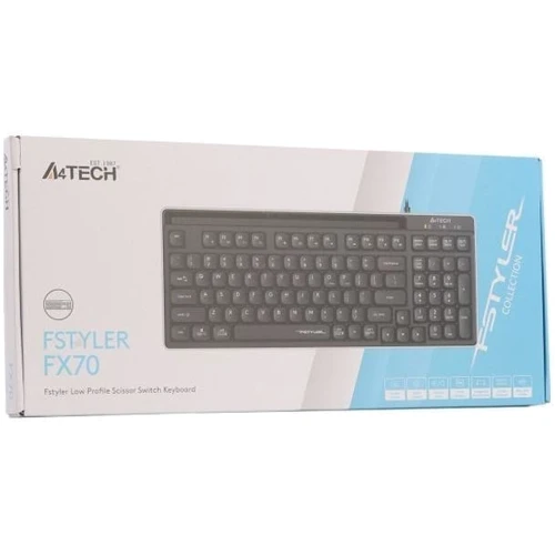 Клавиатура A4Tech FX70 USB Black (4711421001861) UA