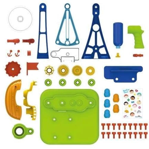 Конструктор Edu-Toys Піратський корабель з інструментами (JS026): Кількість деталей, шт. 52