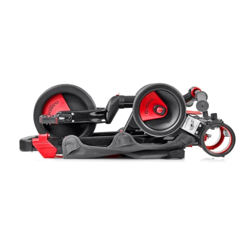 Триколісний велосипед Galileo Strollcycle Black Червоний (GB-1002-R): Гальма Ножной