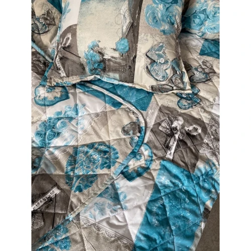 Ковдра Набір Emily Blue Roses поліестер 170х205см (93430623): Тип Комплекты