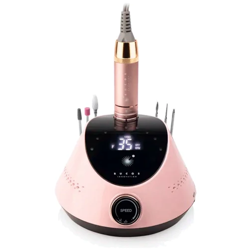 Фрезер для манікюру BUCOS Nail Drill X2 PRO BLUSH PINK (65W/35000 об.)