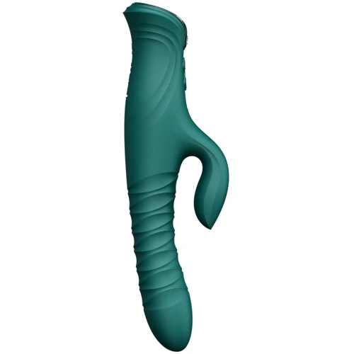 Пульсатор-кролик с вибрацией Zalo Mose 2 Turquoise Green