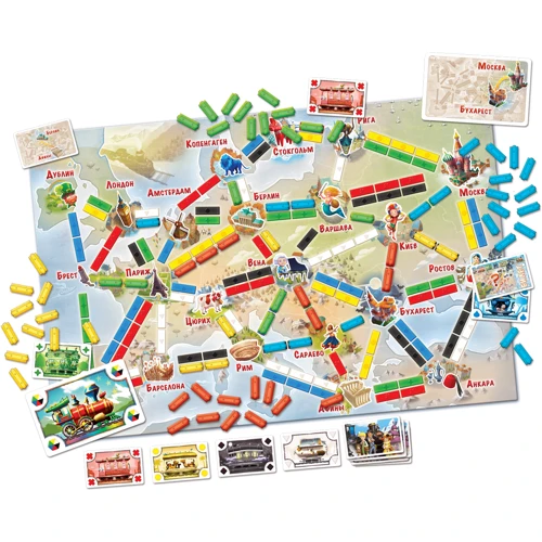 Настольная игра Hobby World Ticket to Ride Junior: Европа (1867) фото 23