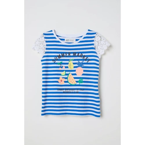 Футболка H & M 2911-6146347 110-116 см синя