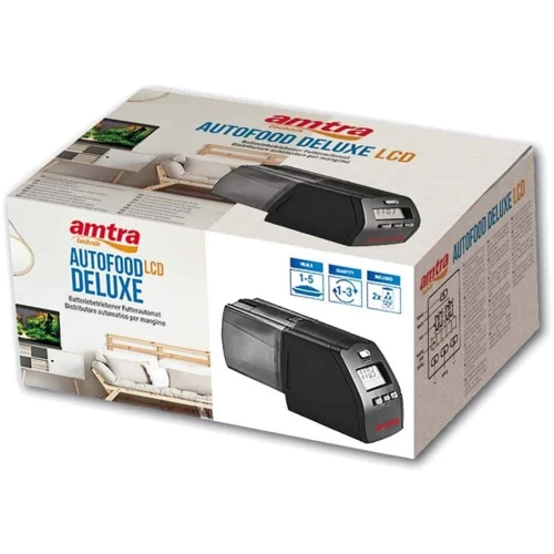 Автоматична годівниця Amtra Autofood Deluxe LCD для акваріумів з LCD-дисплеєм (A6076262) фото 7