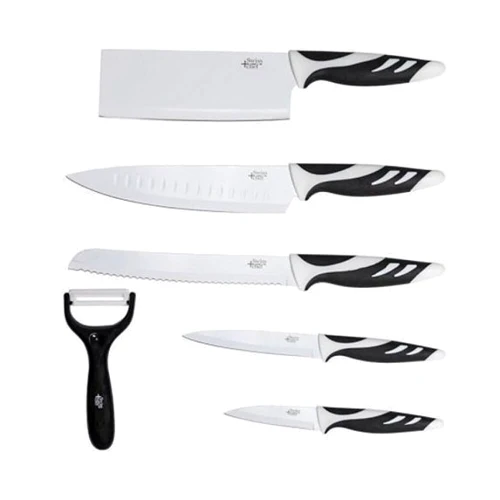 Набір кухонних ножів Набір ножів Cecotec 6 Pro Set White