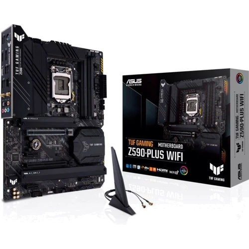 ASUS TUF GAMING Z590-PLUS WIFI: Оперативна пам'ять 4xDDR4 5133 МГц, до 128 ГБ