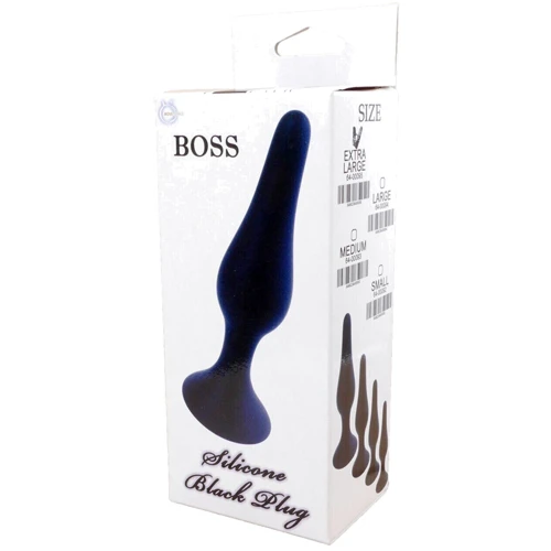 Анальный плаг Silicone Plug Black - Medium