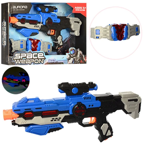 Автомат KT8889-F9 46см, маска, звук,свет: Производитель Китай