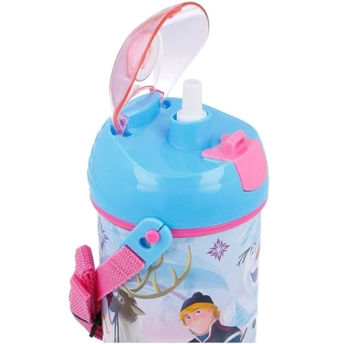 Пляшка для подорожей дитяча Stor Disney - Frozen Iridescent Aqua Pop Up Canteen 450 ml (Stor-17969): Тип Бутылка