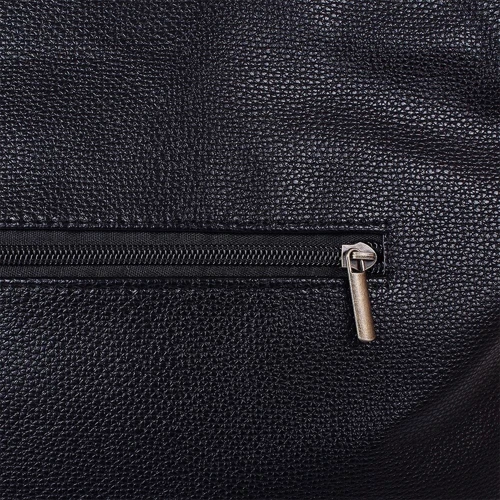 Женская сумка-мешок Laskara разноцветная (LK10205-black-orange): Фактура Зернистая, Гладкая, Матовая