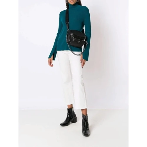 Жіноча сумка через плече Michael Kors MD SLING PACK MSGR чорна (30T0S04M6L001): Фактура Матовая, Зернистая