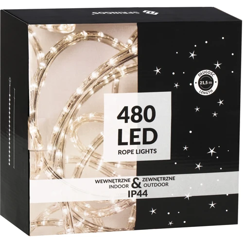 Гирлянда Springos Rope Lights дюралайт уличная 20 м 480 LED холодный белый (CL1205) фото 8