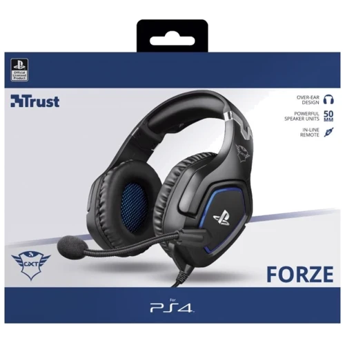 Наушники Trust GXT 488 Forze-G for PS4 Black (23530): Тип излучателя динамический