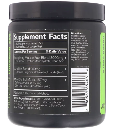 Передтренувальний комплекс JNX Sports The Curse 250 g / 50 serving / Green apple: Тип Комплекс до тренировки