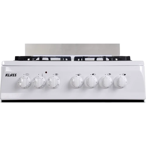 Плита комбинированная KLASS T 6408 E2 White: Тип варочной поверхности газовая