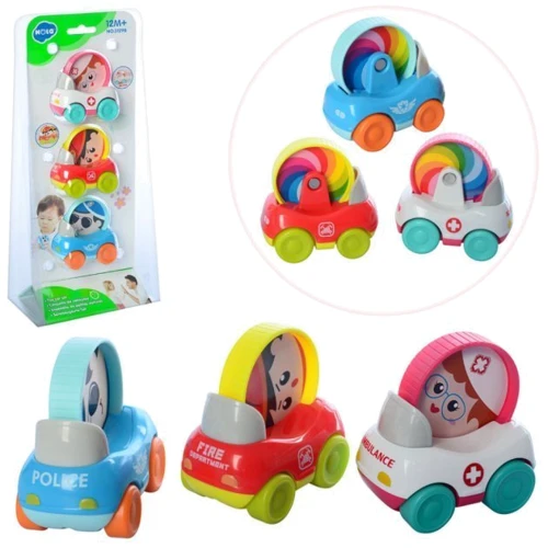 Детский набор машинок городских служб Hola 3129B