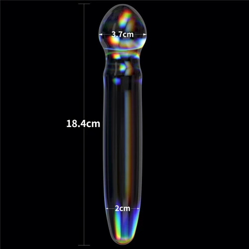 Фаллоимитатор LoveToy Twilight Gleam Glass Dildo Prism Glass