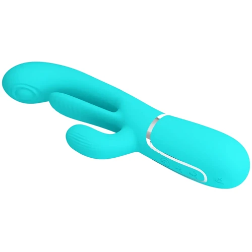 Вибратор 3в1 LYBAILE Pretty Love Shonia Turquoise (BW-500041-1)
