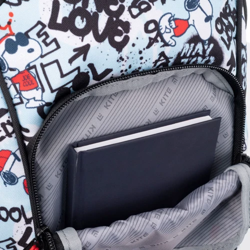Рюкзак Kite Education Peanuts Snoopy SN21-814M: Корпус рюкзака Мягкий