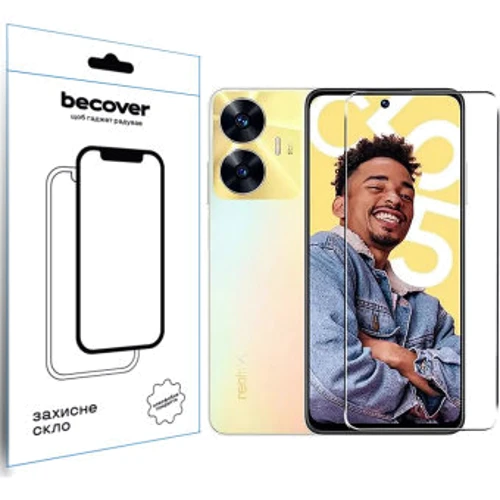 Аксессуар для смартфона BeCover Tempered Glass Black for Realme C55 (709765)