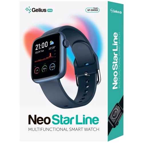 Смарт-годинник Gelius Pro GP-SW002 (Neo Star Line) Blue: Сумісні ОС Android / iOS