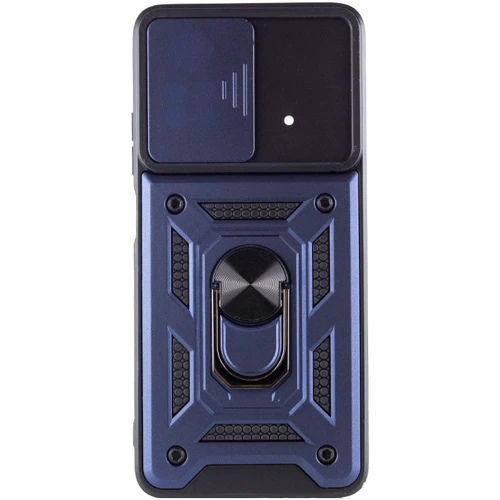 Чехол для телефонов Mobile Case Camshield Serge Ring Blue for Xiaomi Poco X4 Pro 5G: Материал TPU (термополиуретан) и поликарбонат