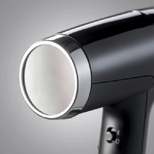Фен BaByliss PRO Falco Black&Silver BAB8550BE: Додаткові параметри Съемный фильтр, Подача холодного воздуха, Мощные, Концентратор, Ионизация, Диффузор