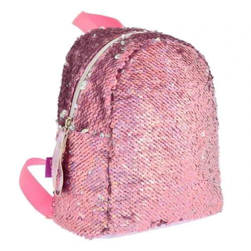 Рюкзак молодежный YES с паетками GS-02 "Pink" (557651)