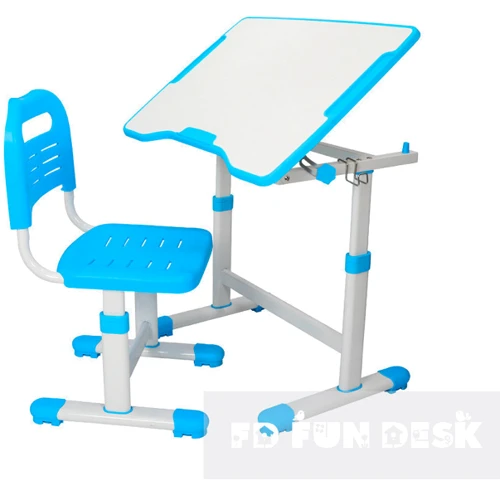 Комплект FunDesk Парта і стілець-трансформери Sole II Blue: Вік дитини від 5-ти років