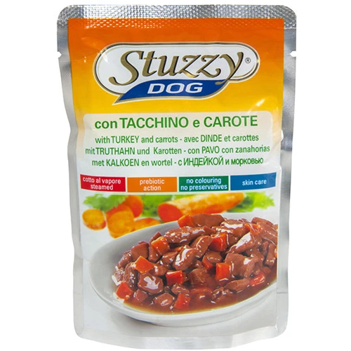 Корм для собак Stuzzy Dog Turkey Carrot индейка морковь в соусе, пауч, 100г