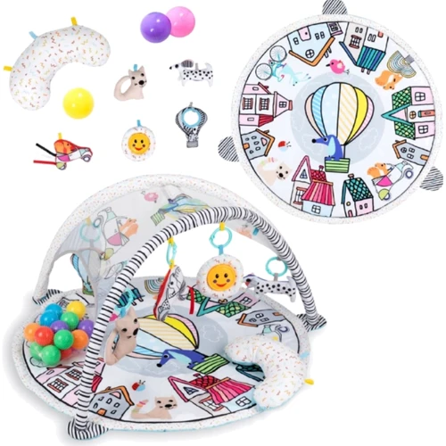 Детский развивающий коврик QKIDS CITY (MAED000040): Тип развивающий коврик