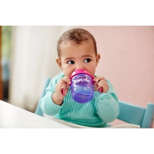 Чашка-непроливайка с мягким носиком Philips AVENT 6+, розовый, 200 мл (SCF551/03): Обьем, мл 200