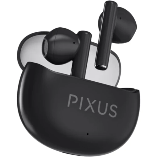 Наушники Pixus Space Black (4897058531640): Дополнительно Совместимость с Apple, Совместимость с Android, TWS наушники