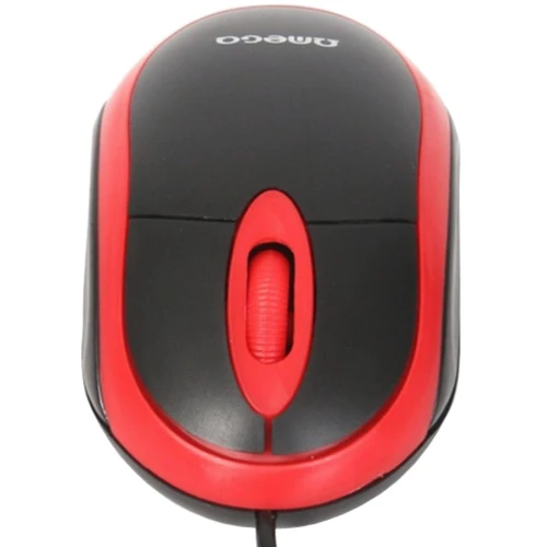 Мышь OMEGA OM-06V optical red (OM06VR): Интерфейс подключения проводная USB