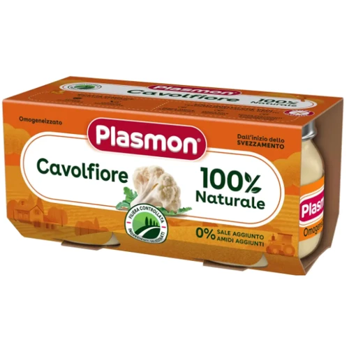 Пюре Plasmon овочеве Цвітна капуста 2х80 г 160 г (1136116)