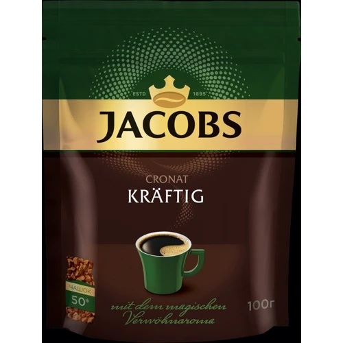 Кофе растворимый Jacobs Cronat Kraftig 100 г (8711000683057)