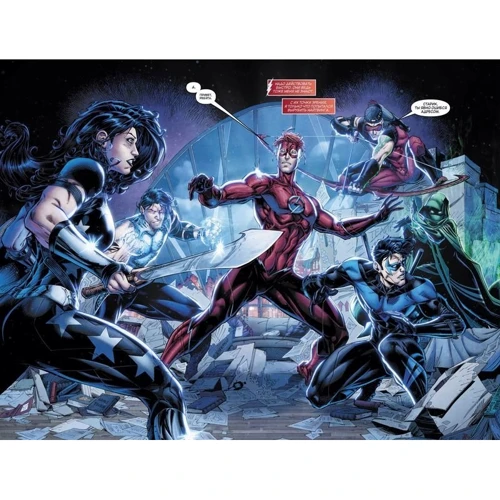 Всесвіт DC. Rebirth. Титани: Повернення Уоллі Уеста. Біжи щодуху / Червоний Ковпак і Ізгої: Виробник Абетка
