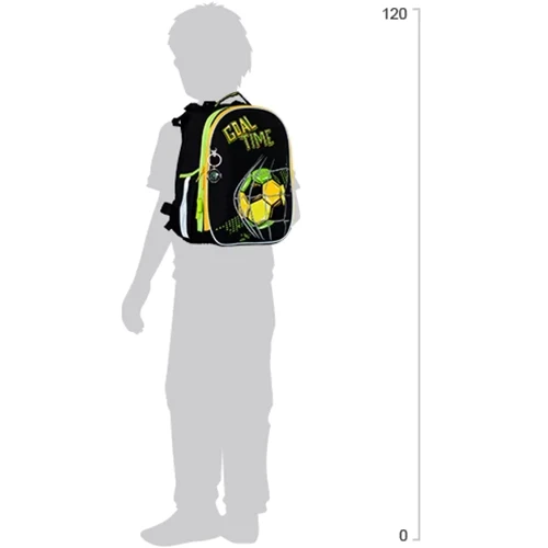 Ранок-рюкзак CLASS SchoolCase Mini Football 35х27х16 см (2410C): Спинка Ортопедическая (анатомическая)